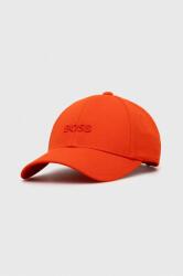 Boss șapcă de baseball din bumbac culoarea portocaliu, cu imprimeu 50495441 9BYX-CAD01G_22X
