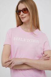 Tommy Hilfiger tricou din bumbac culoarea roz 9BYX-TSD036_30X