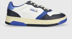 Karl Lagerfeld sneakers din piele KREW NFT culoarea albastru marin, KL53021 9BYX-OBM0HU_59X