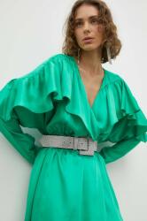 2NDDAY rochie Mavis culoarea verde, mini, evazati 9BYX-SUD0KF_77X
