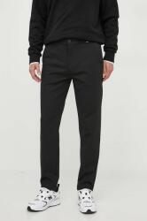 Calvin Klein pantaloni bărbați, culoarea negru, mulată K10K111793 9BYX-SPM00Y_99X