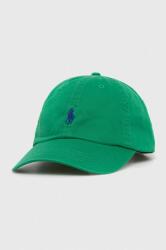 Ralph Lauren șapcă de baseball din bumbac culoarea verde, neted, 211912843 PPYX-CAD09R_77X