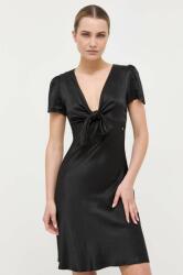 GUESS rochie culoarea negru, mini, evazati 9BYX-SUD02U_99X