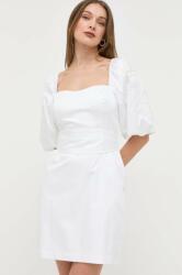 GUESS rochie culoarea alb, mini, drept 9BYX-SUD03N_00X