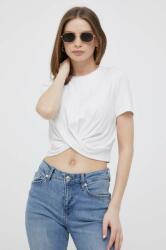 Calvin Klein Jeans tricou femei, culoarea alb 9BYX-TSD03S_00X