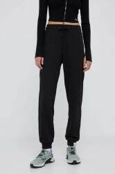 Calvin Klein Jeans pantaloni de trening culoarea negru, neted 9BYX-SPD01E_99X