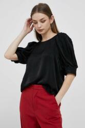 DKNY bluza femei, culoarea negru, neted 9BYX-BDD025_99X