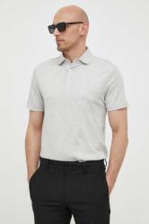 Ralph Lauren tricou polo din in culoarea gri, neted 9BYX-POM01E_90X (710870462)