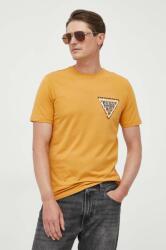 Guess tricou barbati, culoarea portocaliu, cu imprimeu 9BYX-TSM00E_22X
