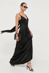 IVY & OAK rochie culoarea negru, maxi, drept 9BYX-SUD0IF_99X