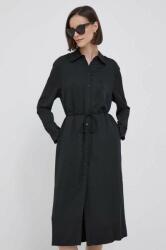 Calvin Klein rochie culoarea negru, midi, evazati 9BYX-SUD1DL_99X