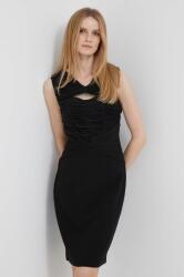 DKNY rochie culoarea negru, mini, mulata 9BYX-SUD0AW_99X