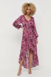 GUESS rochie culoarea violet, maxi, drept 9BYX-SUD02W_49X