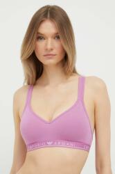 Emporio Armani Underwear sutien culoarea roz, neted 9BYX-BID0F0_30X