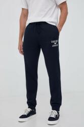 Emporio Armani Underwear pantaloni de trening culoarea albastru marin, cu imprimeu 9BYX-SPM0CW_59X