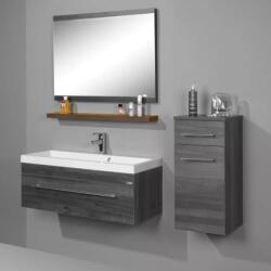 Sanglass UNI-90P magasfényű akril fürdőszobai polc, fényes fekete