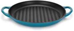 FISSMAN Tigaie grill Fissman, fonta emailata, 30x4 cm, albastru (FI-4044)