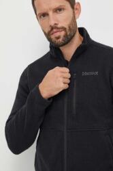Marmot sportos pulóver Drop Line fekete, sima - fekete S - answear - 37 990 Ft