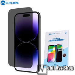 SUNSHINE APPLE iPhone 15 Plus, iPhone 15 Pro Max, SUNSHINE Hydrogel TPU képernyővédő fólia, Anti-Peep, Metróbiztos, (SUNS255265)