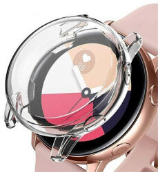 Samsung Galaxy Watch Active 2 (40 mm) SM-R830 / R835, Szilikon védőkeret, szíj nélkül, átlátszó - tok-shop