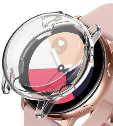 Samsung Galaxy Watch Active 2 (44 mm) SM-R820 / R825, Szilikon védőkeret, szíj nélkül, átlátszó - tok-shop