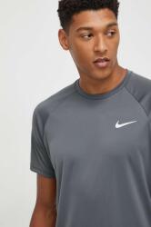Nike edzős póló szürke, sima - szürke S
