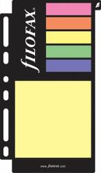 FILOFAX Kalendárium betét, öntapadó jelölőcímke és jegyzet, nagy, FILOFAX, színes (FX-130136) - molnarpapir
