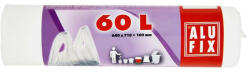 Alufix Szemeteszsák ALUFIX 60L köthetőfüles 12 darabos (MS6012GRUNINEW) - papir-bolt
