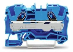 Wago 2 vezetékes átmenő sorkapocs 6 mm2 kék (2006-1204)