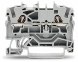 Wago 2 vezetékes átmenő sorkapocs 2, 5 mm2 szürke (2002-1201)