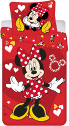 Jerry Fabrics Disney Minnie ágyneműhuzat love stars 140x200cm 70x90cm (JFK033418)