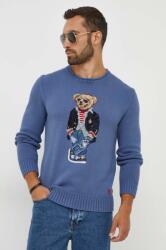 Ralph Lauren pamut pulóver meleg - kék XXL