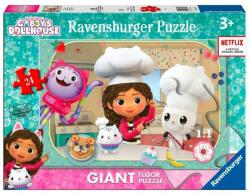 Ravensburger - Puzzle Gigantul Casa Pisicii lui Gabi - 1 - 39 piese