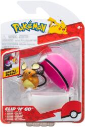 Pokémon - set figurine clip n go, dedenne & love ball, 2 buc (BPKW3138)