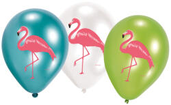 Amscan Set de baloane din latex - Flamingo 6 buc