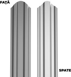 BILKA Sipca metalica pentru gard BILKA Argintiu Ral 9006 Lucios 92.9 X 0.5 mm 100cm (18019)