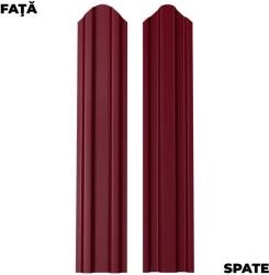 BILKA Sipca metalica pentru gard BILKA Visiniu Inchis Dublu Ral 3005 Lucios 92.9 X 0.60 mm 100cm (17805)