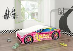 MyKids Pat Tineret MyKids Race Car 08 Pink-160x80 (00070449)