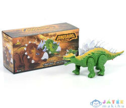 Magic Toys Sztegoszaurusz zöld színű dinoszaurusz figura fény effektekkel (MKK193344)