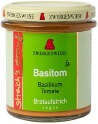 ZWERGENWIESE Crema tartinabila Basitom cu busuioc si tomate, fara gluten bio 160g