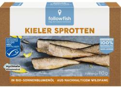 Followfish Sprot afumat in ulei de floarea soarelui ecologic 110g