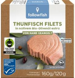 Followfish File de ton dungat in ulei de masline extravirgin bio 160g
