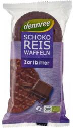 dennree Rondele din orez expandat cu ciocolata amaruie, fara gluten bio 100g