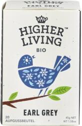 Higher Living Ceai negru Earl Grey 20 plicuri bio 45g