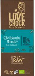 Lovechock Ciocolata raw vegana cu sare de mare, fara gluten bio 70g