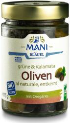 Mani Mix de masline verzi si Kalamata cu oregano raw vegan bio 175g