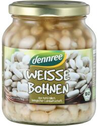 dennree Fasole alba la borcan bio 340g