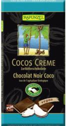 RAPUNZEL Ciocolata amaruie cu crema de cocos, vegana bio 100g