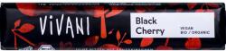Vivani Baton de ciocolata amaruie cu visine VEGAN bio 35g