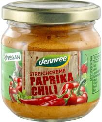 dennree Pate vegetal cu ardei si chili bio 180g